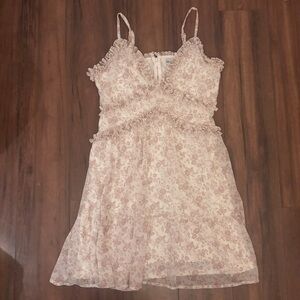 pink floral dress ♡